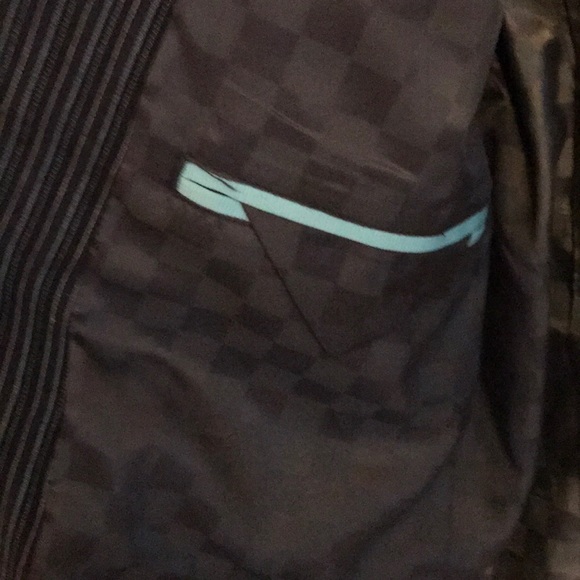 Cezani gently worn men’s blue/grey pinstripejacket - Picture 6 of 9